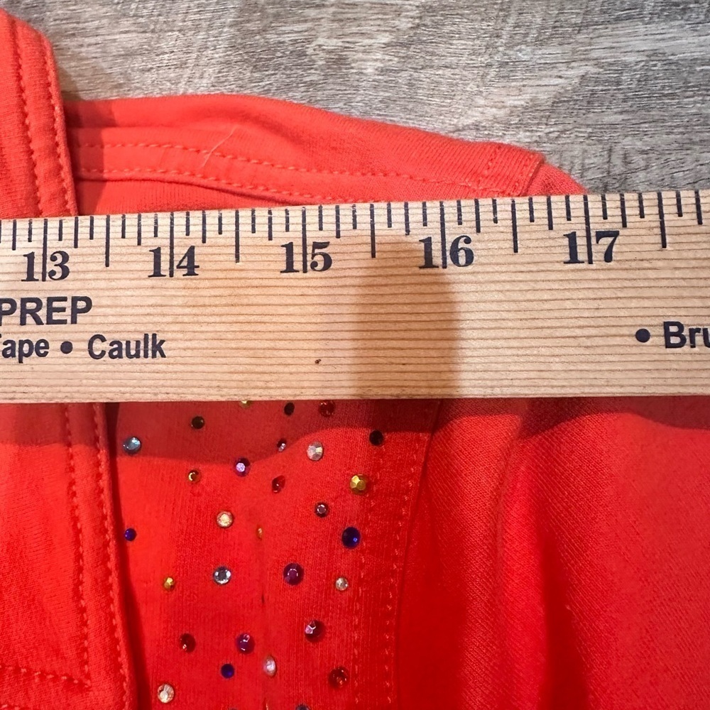 Quaker Factory Dream Jeanne’s 2 piece jacket and capri set size M/L - Picture 8 of 16